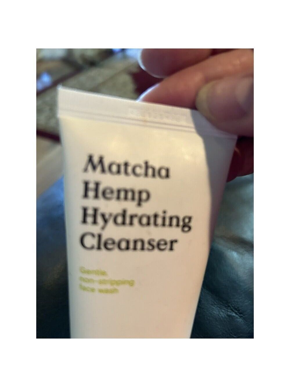 Matcha Hemp Hydrating Cleanser - Daily Gentle Non-Stripping Face Wash Enriche...